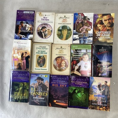 HARLEQUIN LOT OF 29 Assorted Paperback Books Love Suspense Mixed Lot Vintage New