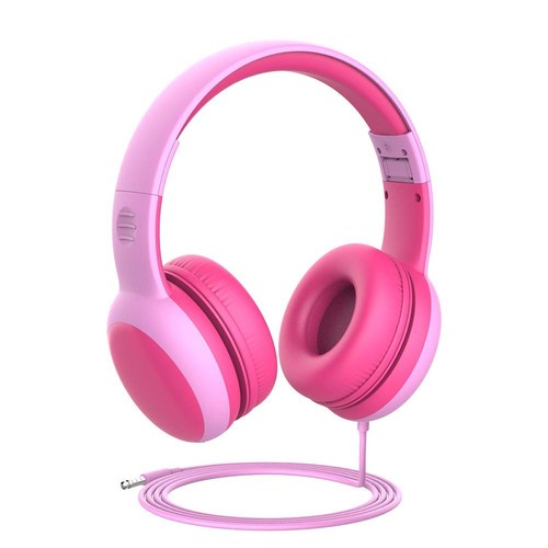 Kids Headphones with Limited Volume, Cat Ear Toddler Headphones, Wired Headph...