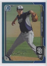 2015 Bowman Chrome Prospects Blue Refractor 123/150 Matt Wisler #BCP83 o2h