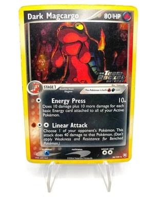 Carte Pokémon Dark Magcargo Set Team Rocket Returns 38/109 Holo Good ENG - Photo 1/4