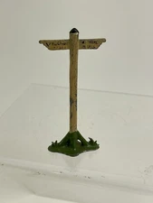 JoHillco 54mm Metal Vintage Pre War  sign post  “to Village “ “ To Mill “