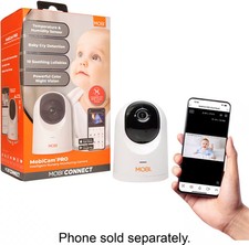 MOBI - Cam PRO Intelligent Baby  Nursery Monitoring Indoor Pan, Tilt, Zoom S...