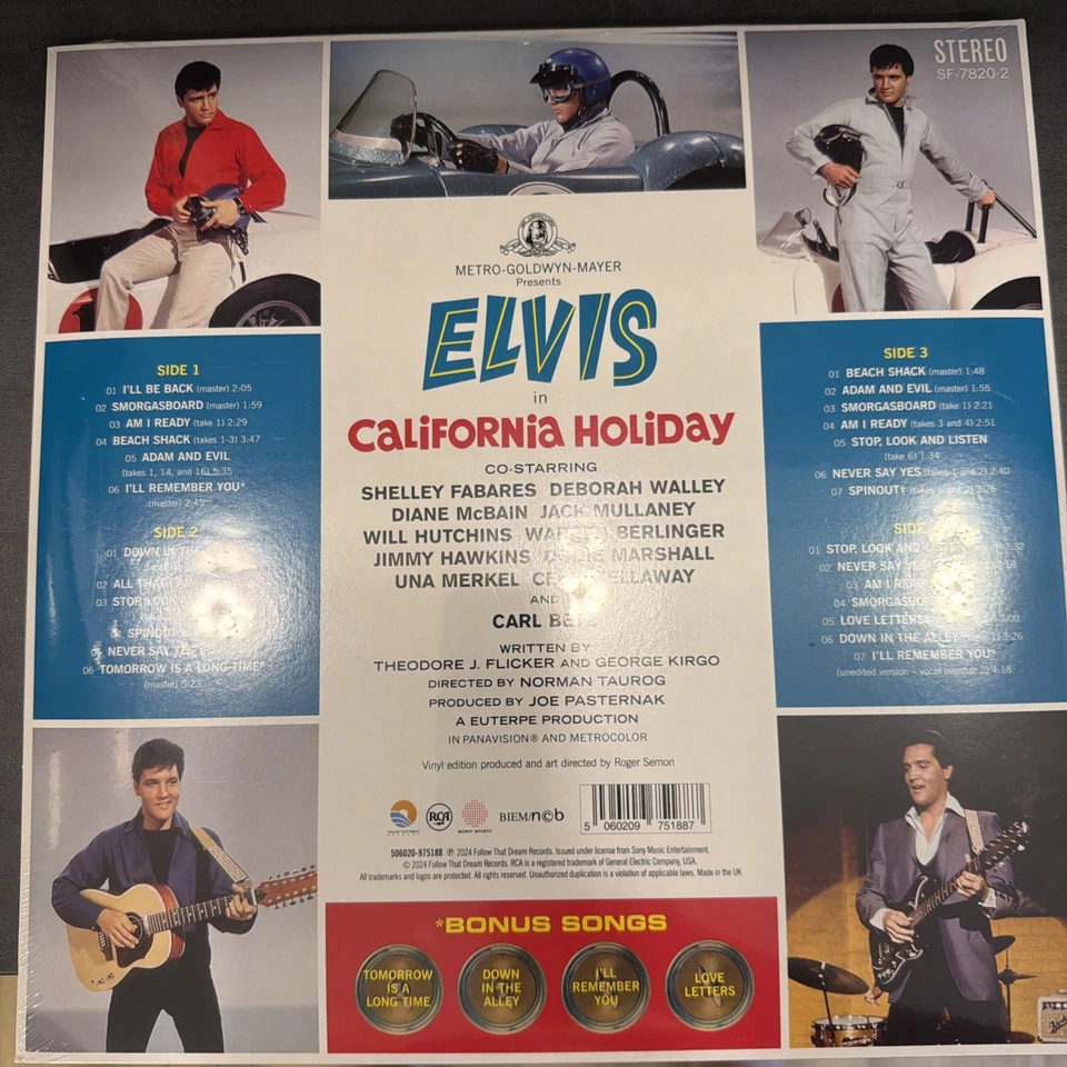 Elvis Presley  California Holiday  2 LP | NEW Limited Edition Neu RCA - Bild 2 von 2