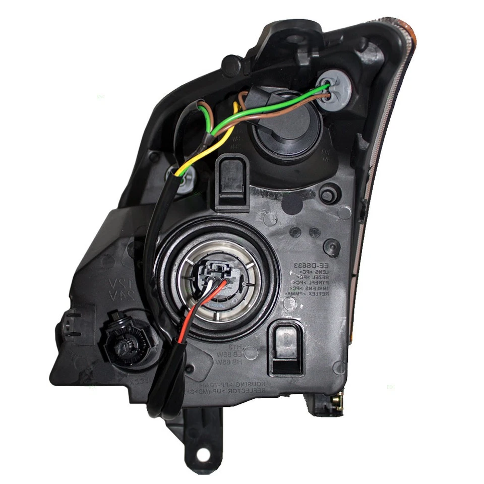 Fits 2007-2009 Sentra Headlight w/ Chrome Trim Right 26010ET000 NI2503163 Foto 2 de 3