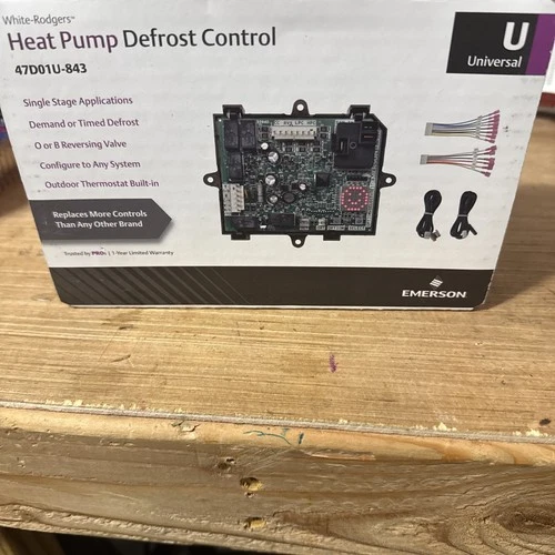 Heat Pump Defrost Control Board White Rodgers 47D01U-843