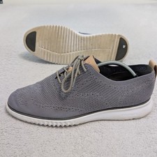 Cole Haan Shoes Mens Size 11 Gray 2.ZEROGRAND Knit Oxford Lace Up Wingtip C27947