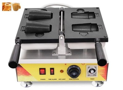 1560W Kommerzielle elektrische Waffelmaschine Cup Waffle Maker No-Stick 220V