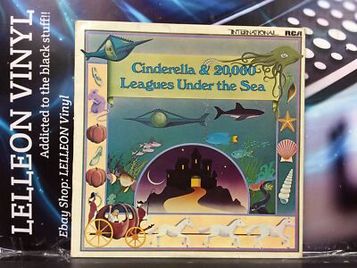 Cinderella & 20,000 Leagues Under The Sea LP Album Vinyl INTS1497 Children 60 s