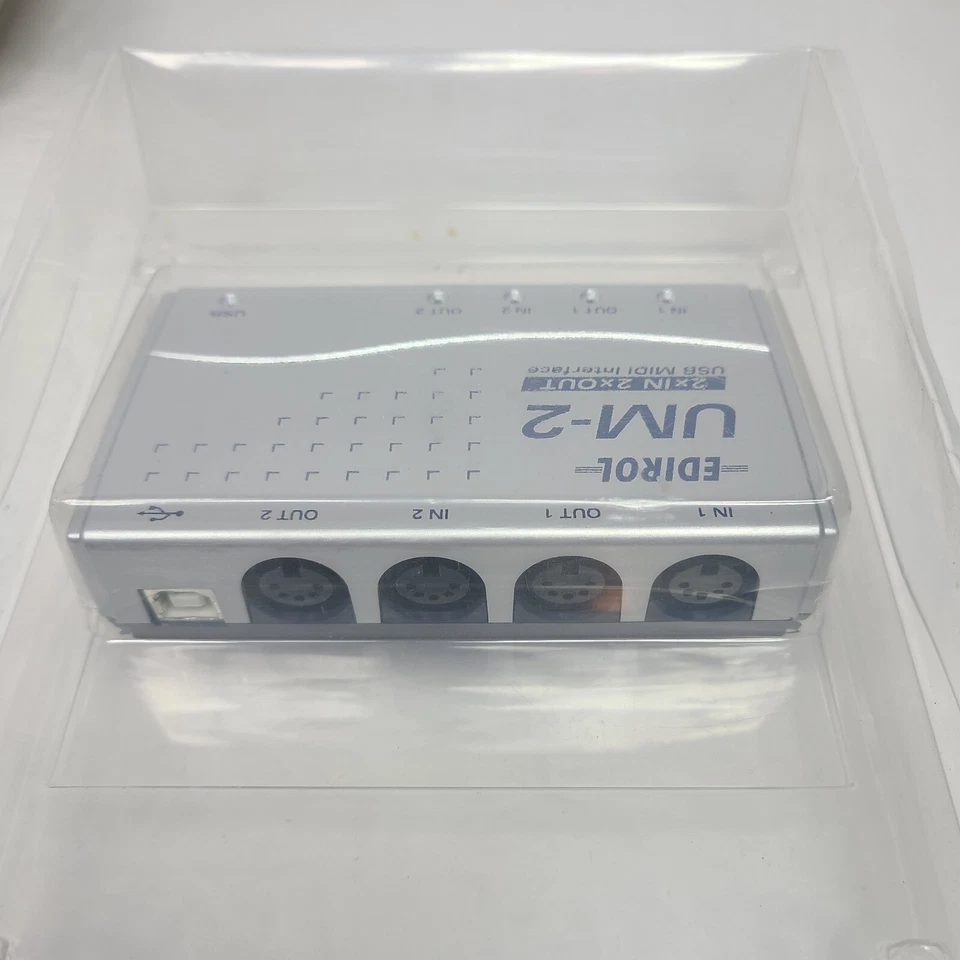 EDIROL UM-2EX USB MIDI Interface - USB to MIDI Cable 2 IN/2 OUT  ROLAND **NIOP** - Image 3 of 4