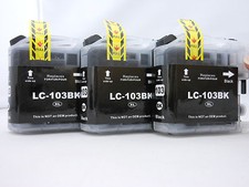 LC103 Black Inkjet Cartridge for Brother MFC-J4710DW MFC-J4610DW MFC-J4510DW 3PK