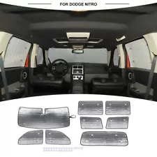 Full Window Sunshade Block UV Visor Decor For Dodge Nitro 2007-2012 Inner Parts