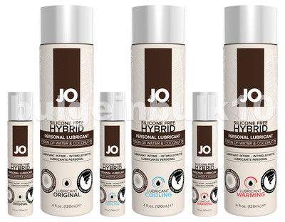 #ad System JO Silicone Free Hybrid Water Coconut Oil Lubricant Choose Size amp; Type $12.35
