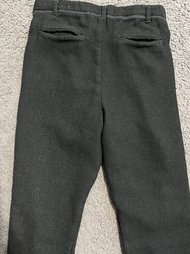 Zara Girl's Gray Polyester pants Pull-on Stretchy Trouser Pants - size 11/12 - Picture 4 of 6