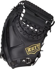 ZETT Soft Baseball Catcher's Mitt Litex Right-handed Black 1900 BSCB56912A New