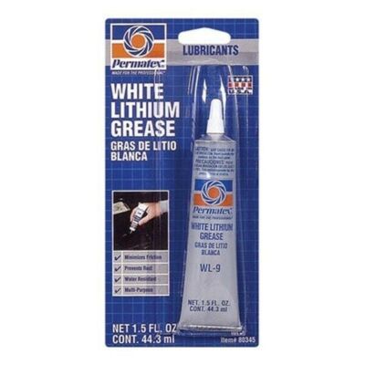 Permatex 80345 White Lithium Grease 1.5 oz Tube WL-9