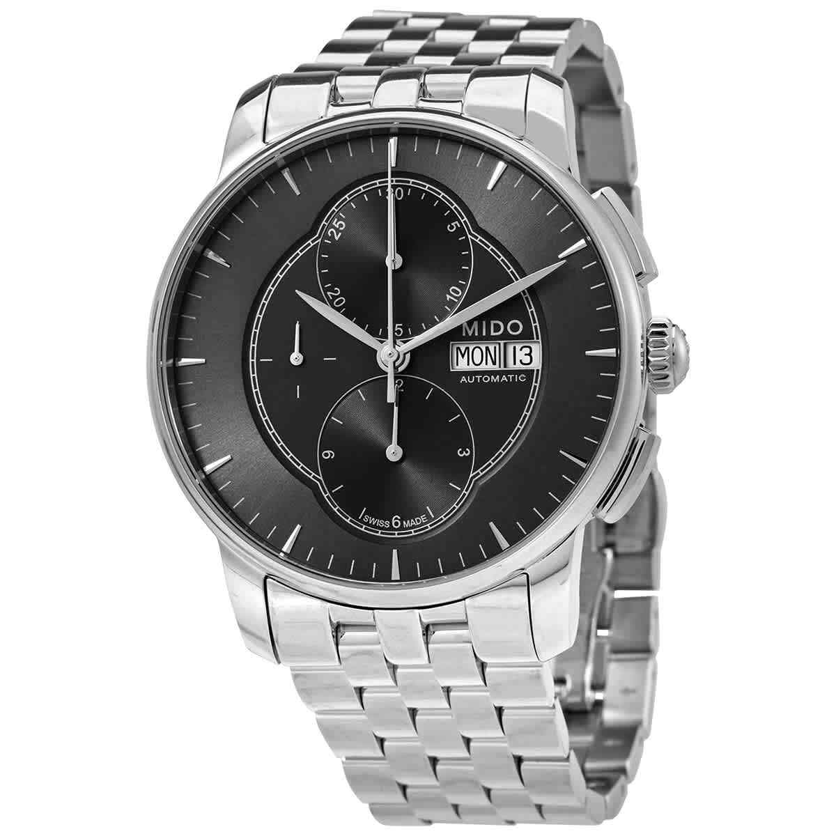 Mido Baroncelli Chronograph Automatic Black Dial Men