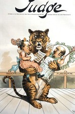 Tammy Hill Platform 1891 DAVID HILL and GROVER CLEVELAND as COMRADES Judge Print