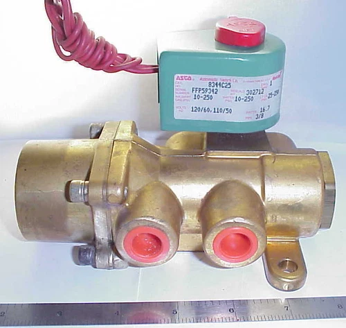 ASCO 8344C25  3/8" 4-WAY VALVE W/120VAC COIL -NEW- *FREE SHIPPING*