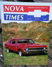 NOVA Times June 1993 Chevy Cars Chevrolet  Magazine