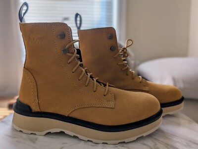 WOMENS SOREL HI LINE LACE Boots Suede Size 7.5 Waterproof New in Box 