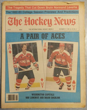 1982 ROD LANGWAY BRIAN ENGBLOM WASHINGTON CAPITALS CANADIENS TRADE HOCKEY NEWS