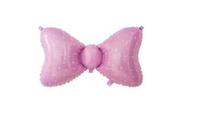 PALLONE MYLAR SUPER SHAPE FIOCCO ROSA 90 CM sagoma