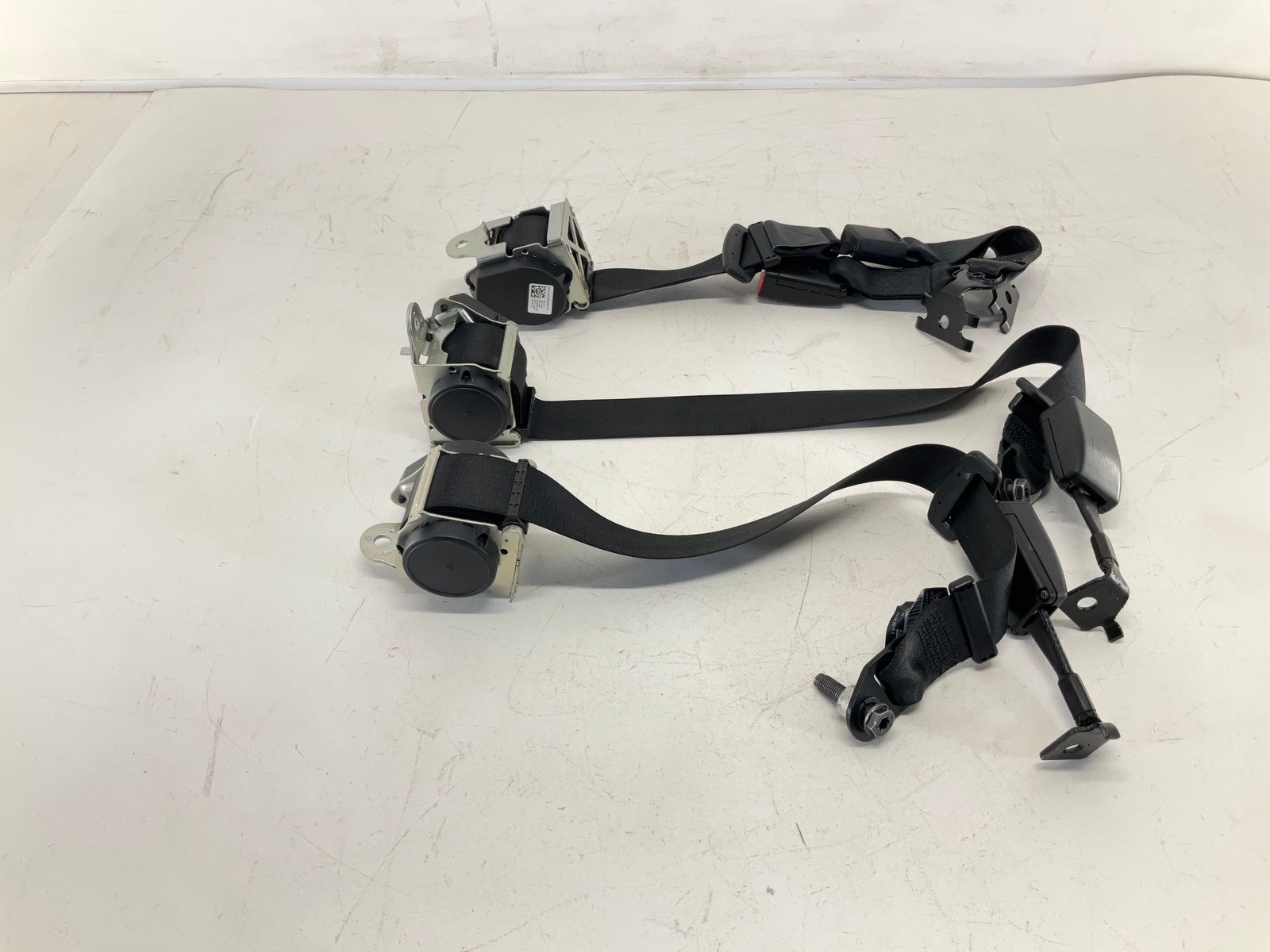 14-17 MASERATI Ghibli Rear Seat Belt Retractor & Buckle Set Of 3 CM