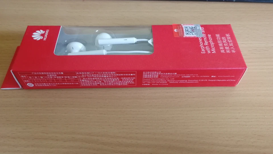 GENUINE HUAWEI AM115 WHITE 3.5 MM HANDSFREE EARPHONES FOR HUAWEI P20 LITE - Image 4 of 4