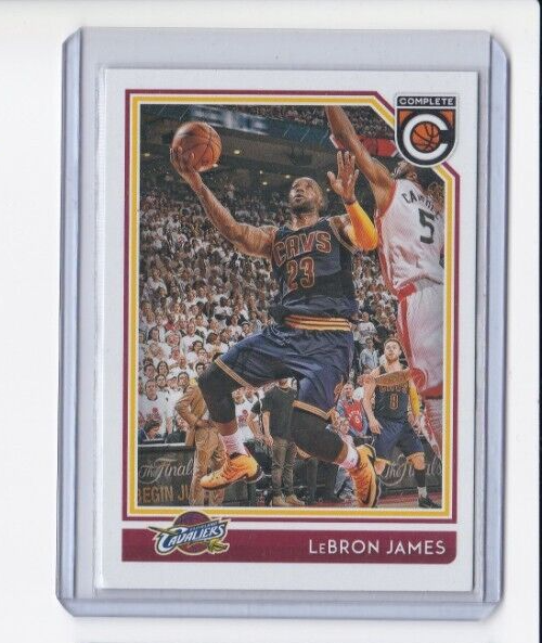 LEBRON JAMES '16-17 PANINI COMPLETE BASKETBALL CARD- THE SCORING KING SHIPS FREE