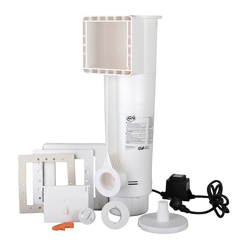 Skimmer con filtro de cartucho y bomba Gre AR125 3.800 l/h 70W