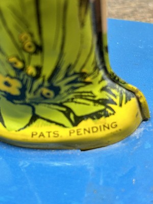 40s BOMBO サーカスモンキー ブリキのおもちゃ USA製 Vintage 1940's Bombo Tin Wind-up Monkey Toy with Key