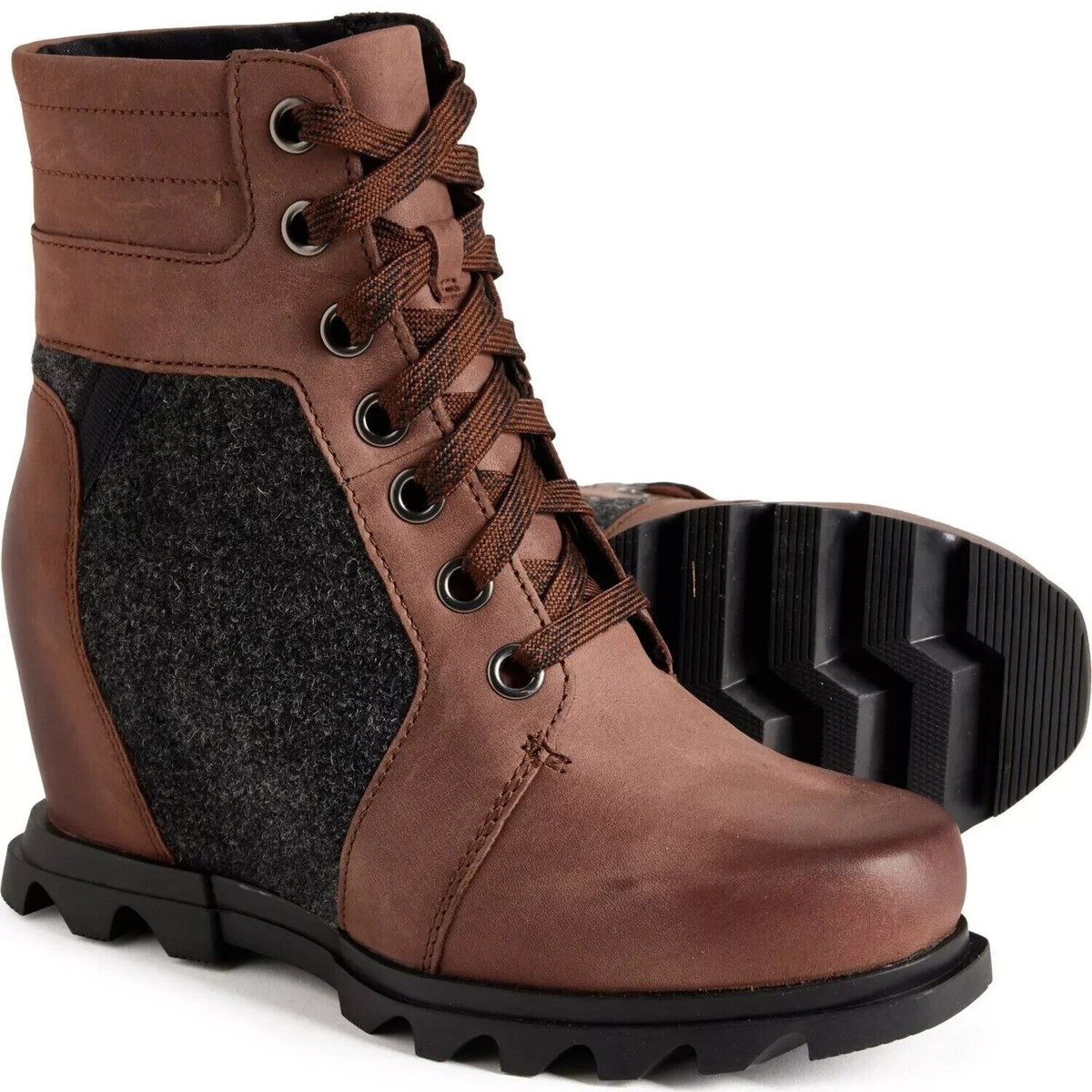 sorel lexie wedge tobacco Joan Of Arctic III Women's Boots In Tobacco/black Sz 8.5 so you can focus less on each step and more on making a statement. Sorel Women's Joan Of Arctic