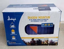 Slumberjack Shadow Mountain 20F-30F Hooded Sleeping Bag with Removable Liner