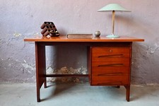 Bureau à tiroirs Edmondo Palutari pour Dassi en Teck design vintage scandinave