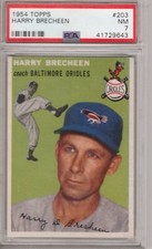 Harry Brecheen Baseball Topps #203 Baltimore Orioles