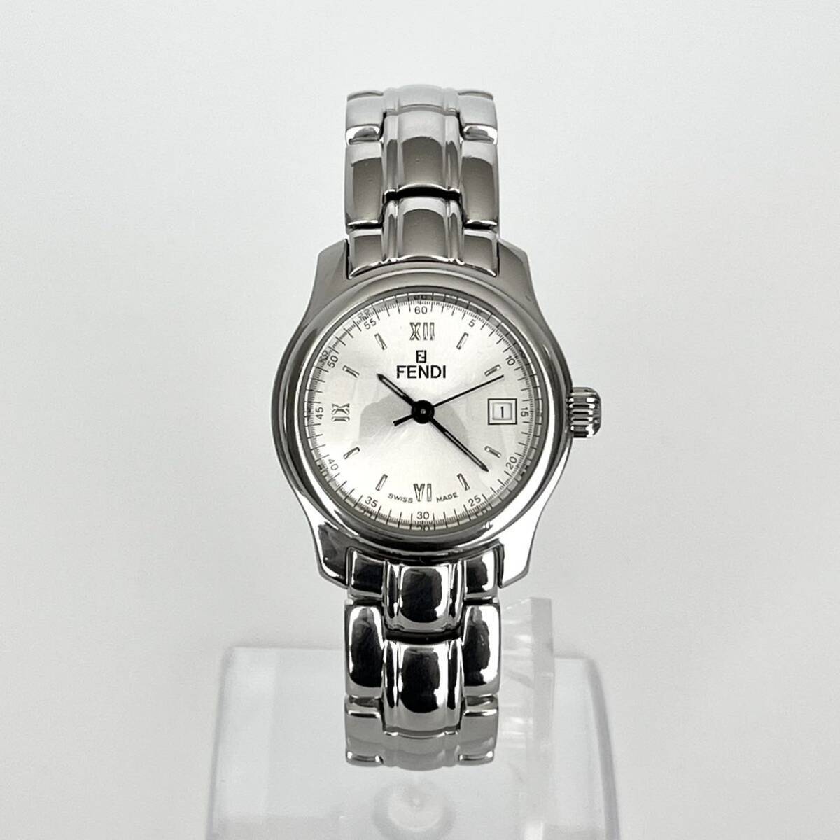 Fendi 210L Ladies Watch Battery Silver Dial S1705 Auth | eBay Fendi 210L Ladies Watch Battery Silver Dial S1705 Auth | eBay