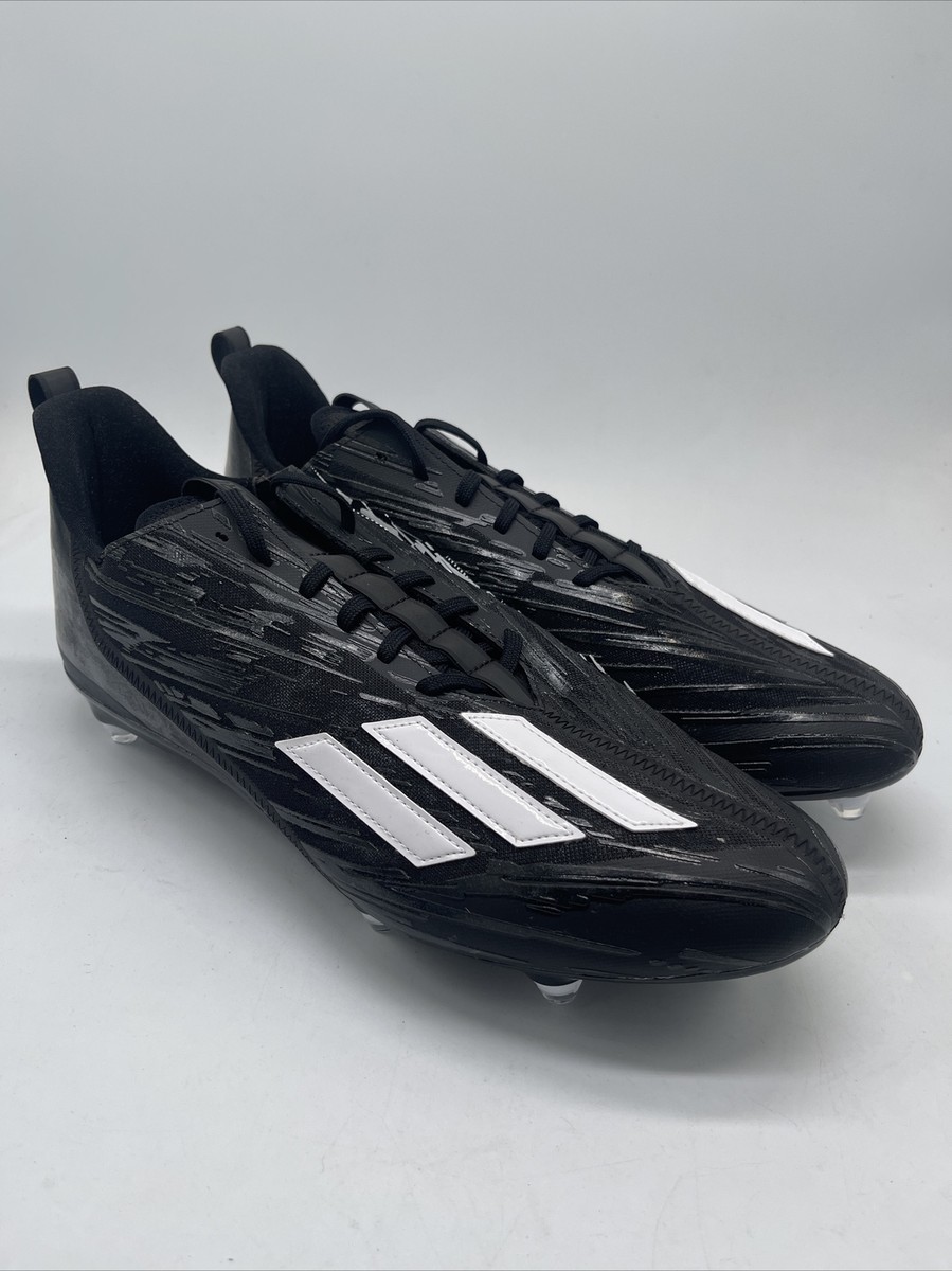 New Adidas Adizero 22 Detach Black/White Football Cleats HR1614 Men’s Size 14 Adidas Adizero 22 Detach Football Cleats Black White Men main image 3
