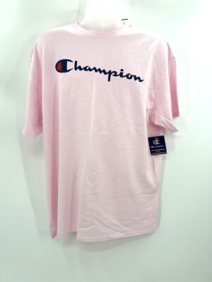 Champion Big And Tall Womens Tshirt Pink Size 1Xl