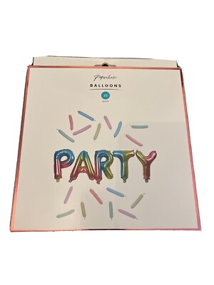 Party Buchstaben Luftballon Folie Neu Gelb Rosa Blau Paperchase 