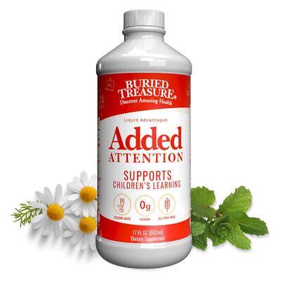 Buried Treasure Added Attention 16 fl oz Brain Health FREEE SHIP