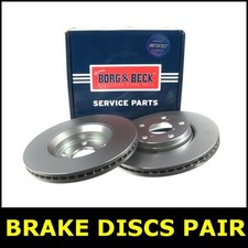 Brake Discs Pair Front Fits TOYOTA VERSO 1.6 1.8 2.0 R2 29AE