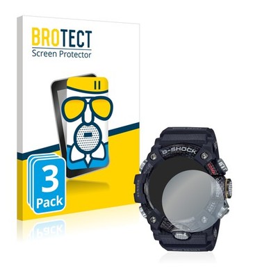 3x Panzerfolie Schutzglas matt für Casio G-Shock Mudmaster GG-B100-1AER schutz