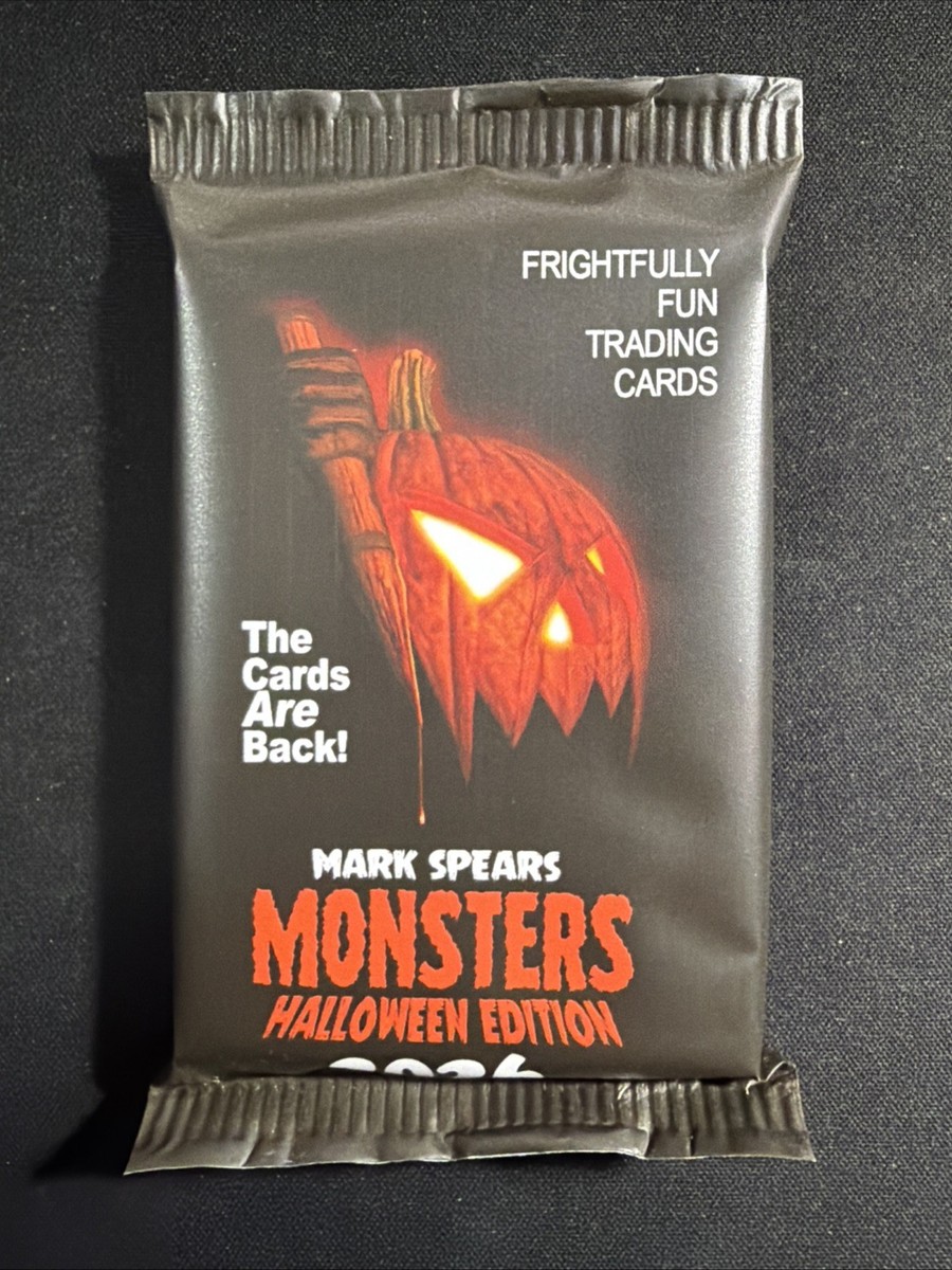 SALE V-75 ヴィンテージストック タイムカード10枚 Mark Spears Monsters Halloween Edition 2026 Hobby Pack Sealed 20