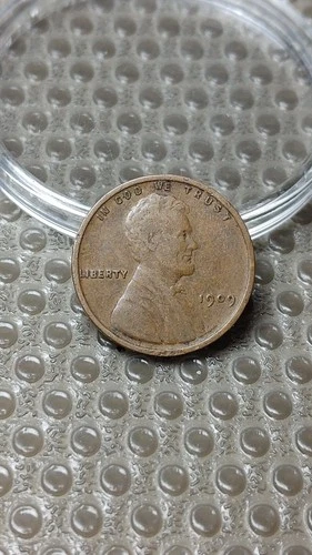 1909 Lincoln Wheat Cent Penny VF                                            Y987