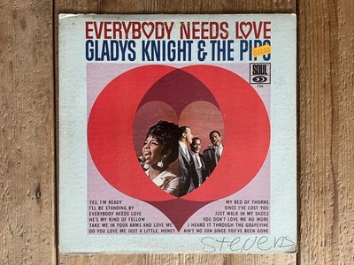 Gladys Knight & The Pips: Everybody Needs Love vinyl LP G/G+ 1967 Soul SM 706