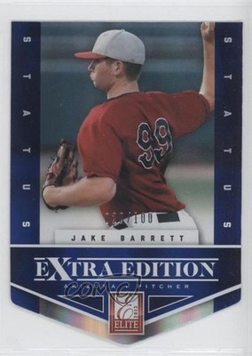 2012 Elite Extra Edition Status Blue Die-Cut 20/100 Jake Barrett #40 0a1