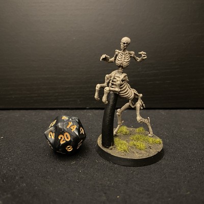 Dungeons And Dragons Skelett Zentaur B kritische Rolle bemalt Tal Dorei DND