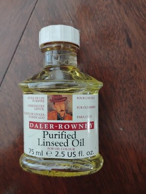 Daler Rowney Medim Purifierd Linseed Oil  Solvents Painting Solution 75ml