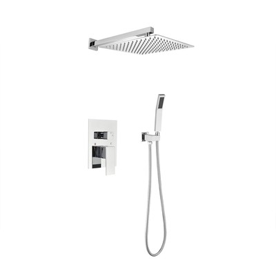 12'' Wall Mount Rain Shower Head System