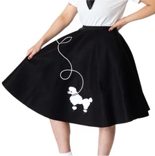 Hip Hop 50s Shop Women’s Poodle Skirt Vintage Style Halloween Dance Costume M/L